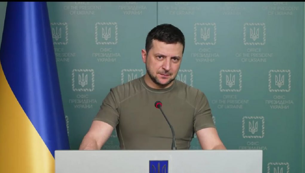 main thesis of Zelensky of 7th of March