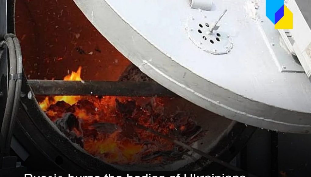 russia burns ukrainian bodies to hide atrocities in Mariupol
