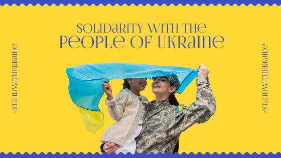 Solidarity with the people of Ukraine